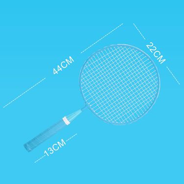 Набір для бадмінтону KH Federball: 2 або 4 ракетки, м'ячики та сумка. Підходить для дорослих та дітей. Кольори: чорний, червоний, синій