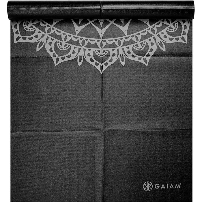 Килимок для йоги Gaiam – туристичний, для фітнесу та занять (172 x 61 x 2 мм)