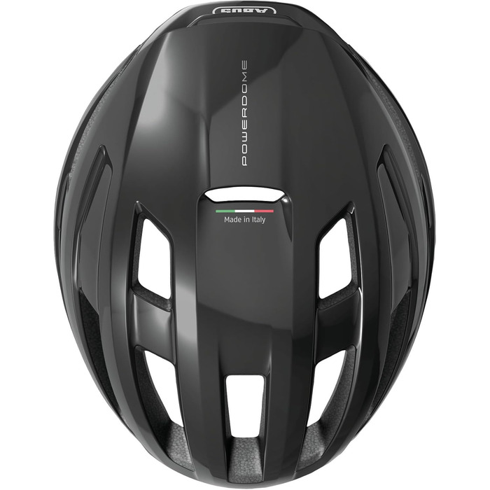 ABUS PowerDome – легкий велосипедний шолом з аеродинамікою та вентиляцією, чорний, M (54-58 см), для чоловіків і жінок, зроблено в Італії