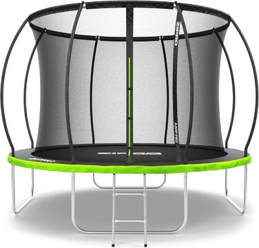 ZIPRO JumpPro Premium Трамплін для дітей Outdoor, садова модель з сіткою, захист від УФ, водостійкий, проста збірка, вантажопідйомність до 150 кг, діаметр 252/312/374/435/496 см