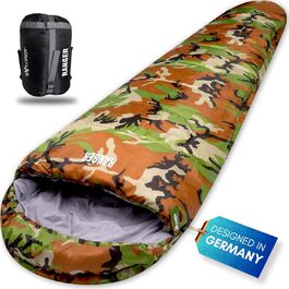 Сплячий мішок Explorer® Ranger -18°C +3°C, 3-4 сезони, зимовий, камуфляж, для дорослих, 230x80x55 см, 1950 г