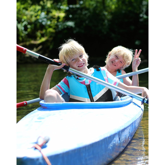 Owntop Жилет для плавання для дітей та підлітків. Легка унісекс жилетка з регулюванням, для каякінгу, риболовлі, плавання та інших водних видів спорту. Рожевий, розмір Jugend-XXS (30-40 кг, 70-80 см)