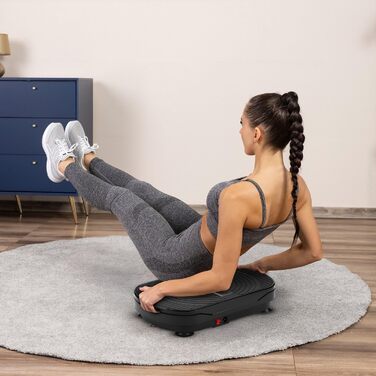 Платформа вібраційна Gymtek XP300 для дому: 99 рівнів, 5 програм, Touchscreen. Для схуднення, спалювання жиру та нарощування м'язів. Чорний колір.