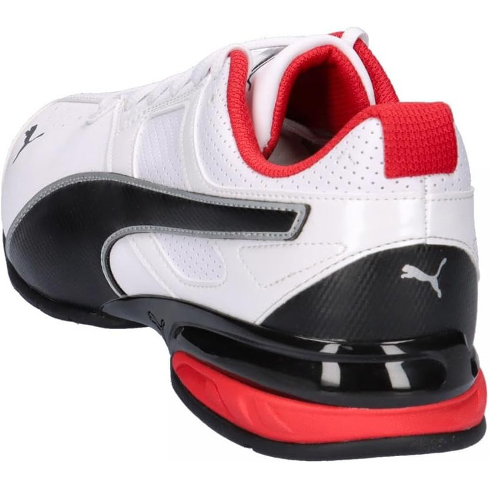 Кросівки Puma Tazon 6 FM для чоловіків, 43 EU, білий, чорний, сріблястий