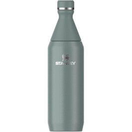 Термос пляшка Stanley All Day Slim 0.6 л, нержавіюча сталь, зберігає холод до 11 годин, BPA Free, герметична, для води, мийка в посудомийці, Shale