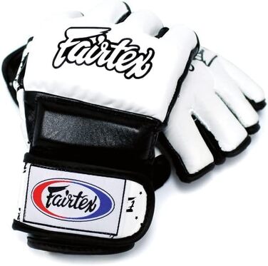 Рукавички для ММА Fairtex FGV17 Super Sparring Grappling XL, білі/чорні