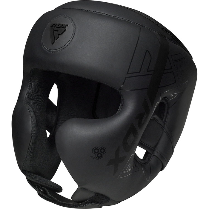 Кепка-шолом для боксу, кікбоксингу, MMA, карате, тайського боксу, Taekwondo, Krav Maga, з натуральної шкіри Maya Hide, чорна