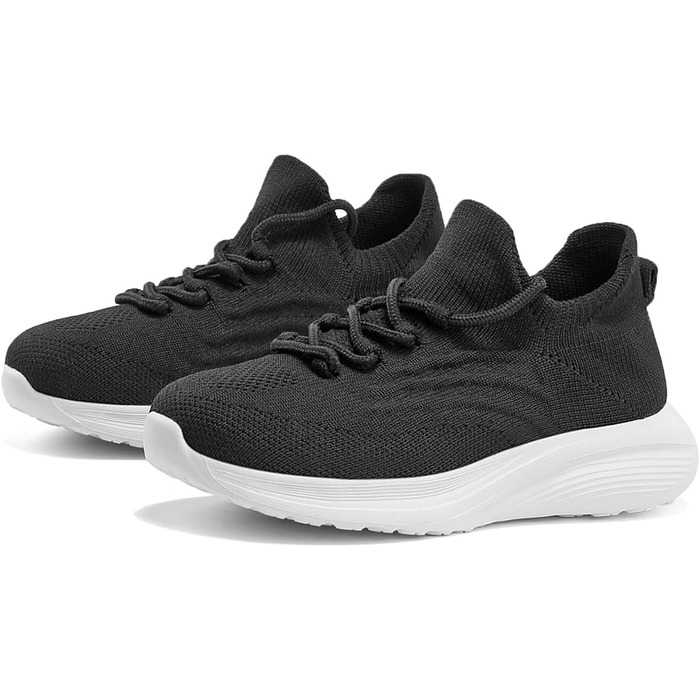 Дитячі кросівки для залу: дихаючі, чорні, розмір 31-39 (EU 38)