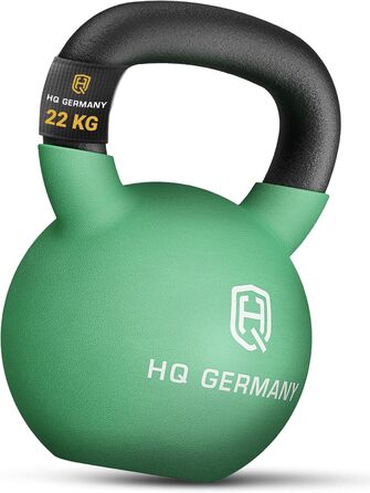 Гантель з неопрену HQ Germany® | Повний чавун | 2-32 кг | Стартові набори | Допуск по вазі ±2,0% (22 кг)