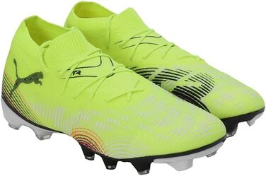 Жіночі футбольні бутси PUMA Future 8 Match Fg/Ag, 38 EU, Yellow Alert/Aged Silver/Sun Struck