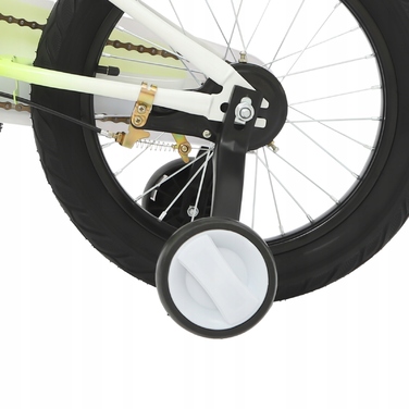 Дитячий велосипед 16 дюймів з підсвіткою та бічними колесами для дітей 5-8 років