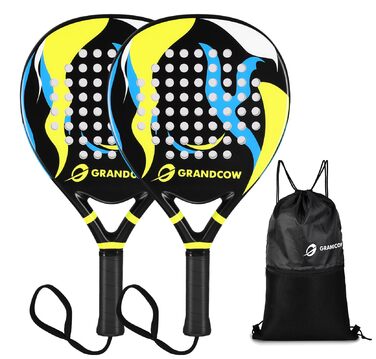 Ракетка для падел карбонова Power Lite Pop Tennis (2 шт) чорна