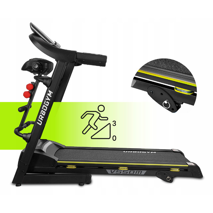 Електрична бігова доріжка Urbogym V550M (до 130 кг)