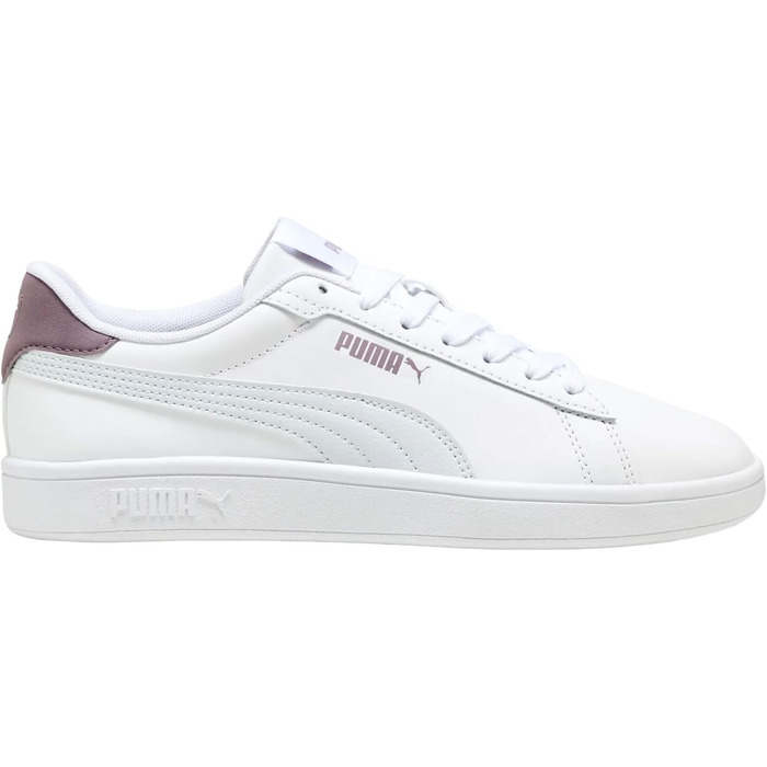 Кросівки Puma Smash 3.0 LS унісекс (38.5 EU, Puma White Silver Mist Plum Jam)