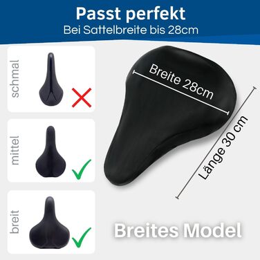 Водонепроникні чохли на сидіння велосипеда Hilo Sports (2 шт.) - захист від дощу, міцні, чорні