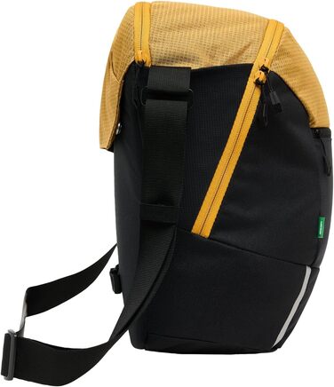 Сумка-месенджер VAUDE Cycle Messenger L для велосипеда, 20 л, з дощовиком, універсальний розмір, жовта