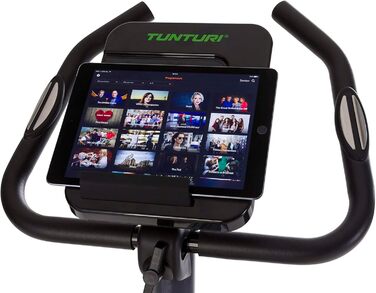 Ергометр Tunturi Cardio Fit E30: велотренажер для дому з датчиком пульсу та підставкою для планшета