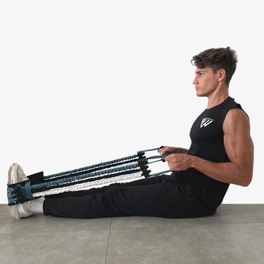 SmartWorkout SMARTPRESS – тренажер для грудей і спини з регульованими еспандерами до 80 кг