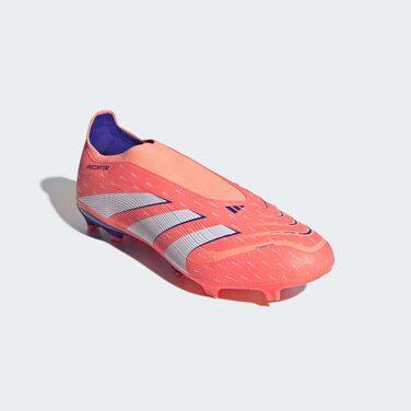 Футбольні бутси adidas Predator League Laceless для твердого/багатоповерххового поля (42 2/3 EU, Signal Coral Cloud White Beam Orange)