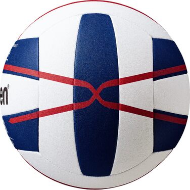 Волейбольний м'яч Molten FIVB Elite для пляжного волейболу, червоно-біло-синій