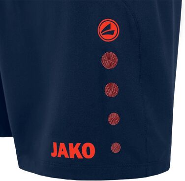 Чоловічі спортивні шорти JAKO Brasi C6292, темно-сині з червоним (3XL)