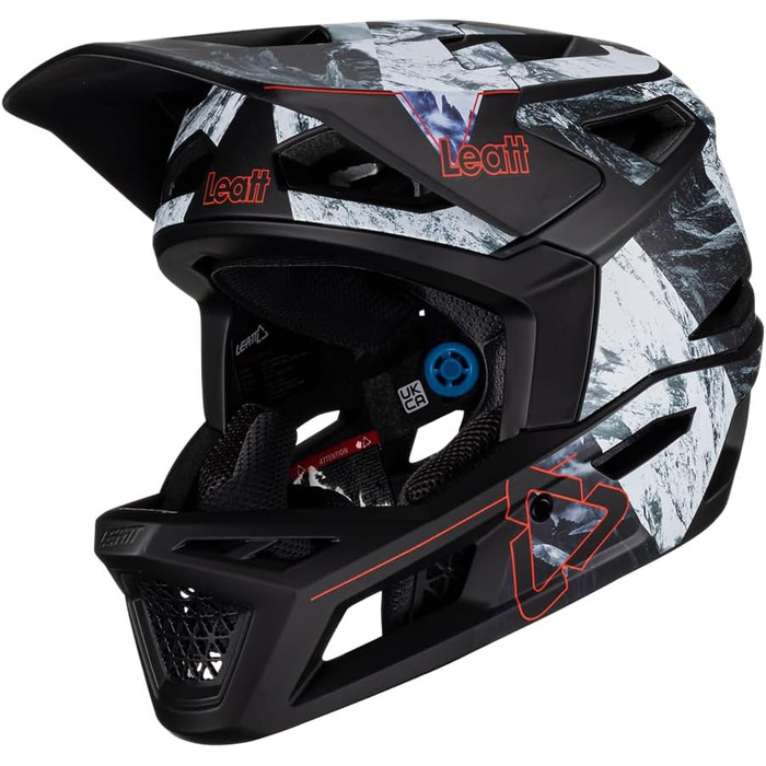 Шолом Leatt MTB Gravity 4.0 V23 Alpine M (57-58 см) – велосипедний, для даунхілу, захисний