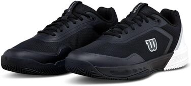 Тенісні кросівки Wilson Courtglide для чоловіків, чорно-білі, 46 EU