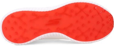 Гольф-взуття Skechers Max Fairway 3 Arch Fit для чоловіків без шипів (46.5 EU, Білий, Морська хвиля, Червоний)