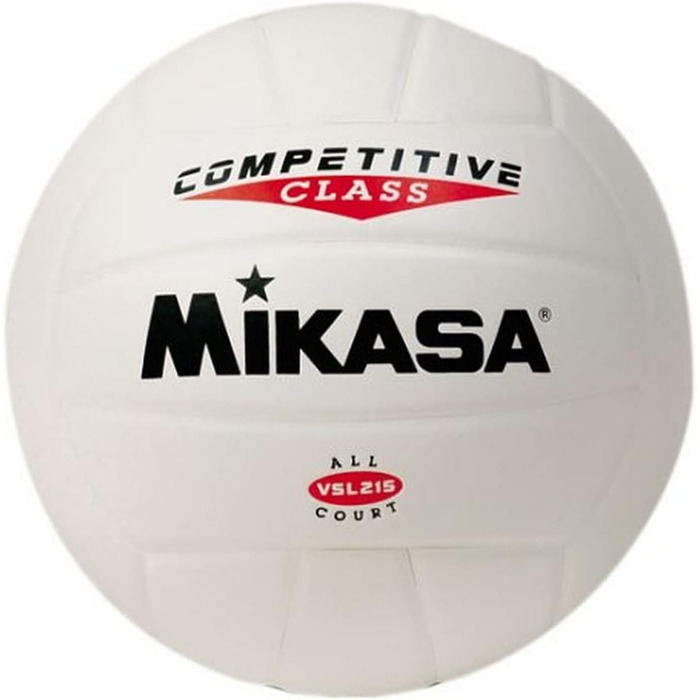 Волейбольний м'яч Mikasa для змагань. Білий/Опудаловий сад