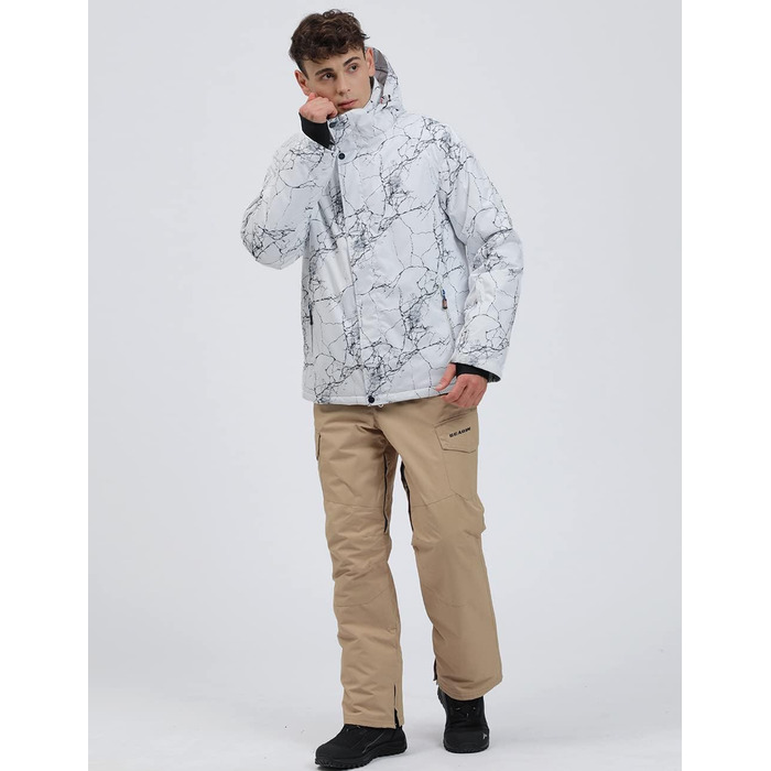 Спортивний костюм YEEFINE для чоловіків: куртка та штани, розмір L, колір хакі