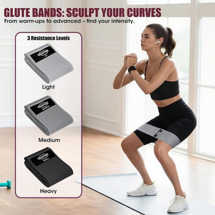 Pilates Essentials Kit ROSAPOAR для жінок: кільце для пілатесу 35 см, м'яч для йоги та еспандери – набір для домашніх тренувань, тонування та скульпторування корпусу