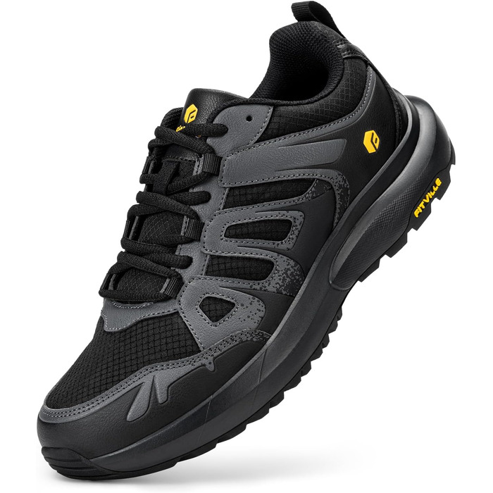 Черевики для хайкінгу FitVille для чоловіків, широкі, водонепроникні, розмір 40-50, чорні