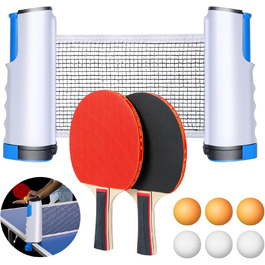 Набір для настільного тенісу Flintronic: 2 ракетки + 3 м'ячі, сумка, для початківців та професіоналів