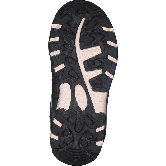 CMP Kinder Rigel Low Trekking Shoe Wp, Черевики для трекінгу CMP Kinder Rigel Low, Розмір 38, Колір: Asphalt-Rose