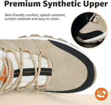 Зимові черевики Mishansha для жінок, утеплені, водонепроникні, для піших прогулянок, розмір 36-42, колір абрикосовий