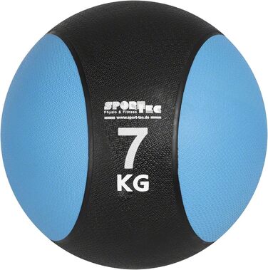 Медичний м'яч Sport-Tec 7 кг, світло-блакитний, для тренувань