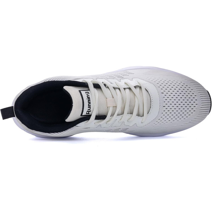 Кросівки для бігу GANNOU чоловічі, спортивні, легкі, дихаючі, з амортизацією, 40-47 (Бежевий, 44 EU)