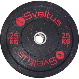 Олімпійський диск Sveltus 25 кг, гумовий