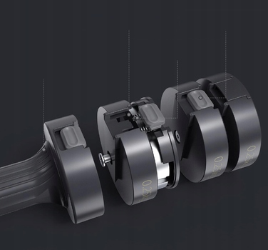 Регульований набір чавунних гантелей Sportneer