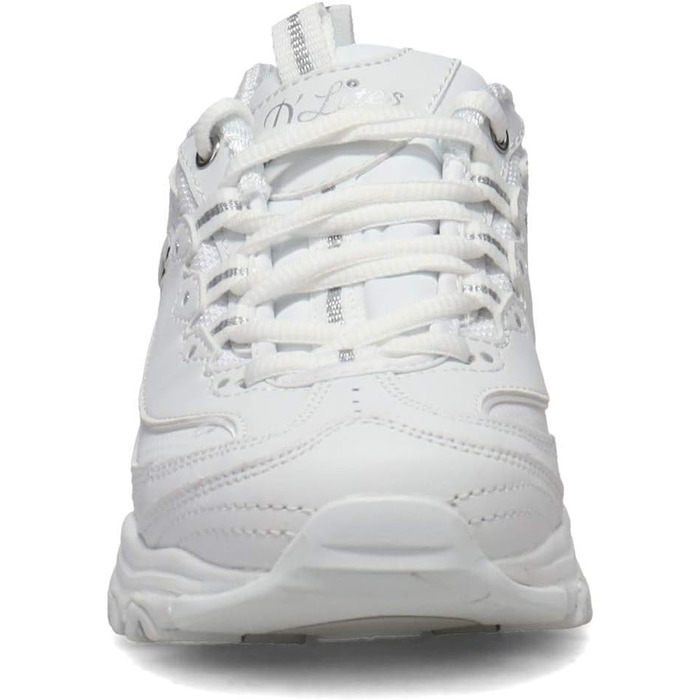 Кросівки жіночі Skechers D'Lites Fresh Start чорно-білі, шкіра/сітка, Memory Foam, 40 EU