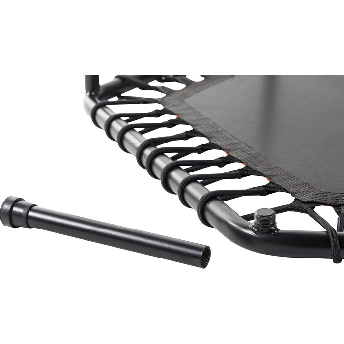 Трамплін для фітнесу GORILLA SPORTS® з регулюванням висоти, тиха пружинна амортизація, діаметр 77 см, до 100 кг, оранжевий