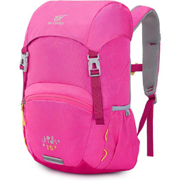 Дитячий рюкзак SKYSPER 15L - легкий та комфортний для хлопчиків та дівчаток (рожевий)