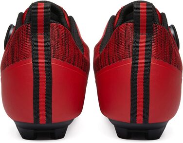 Велосипедні черевики для чоловіків та жінок: MTB, шосе, сумісні з Peloton та Look ARC Delta. Система кріплення Look SPD, SPD-SL, Delta. Розмір 42 EU, червоний колір