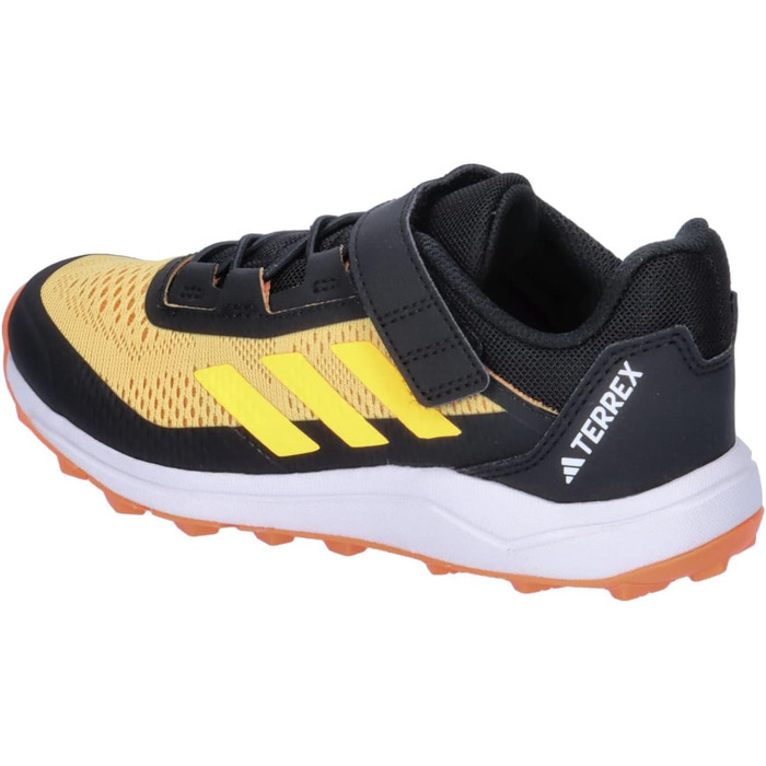 Дитячі кросівки adidas Terrex Agravic Flow для трейлраннінгу, унісекс, на липучці (28 1/2 EU, Semi Spark Spark Amber Tint)