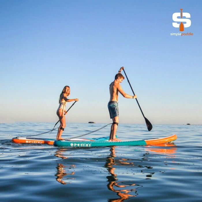 Надувна SUP-дошка SIMPLE PADDLE 9'2/10'2/10'6 з веслом, страховкою, насосом Double Action і сумкою для транспортування