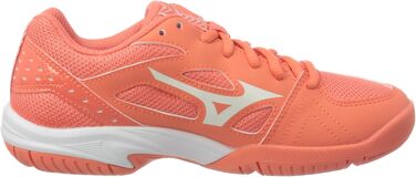 Волейбольне взуття Mizuno Cyclone Speed 2 для хлопчиків, розмір 37.5 EU, кольори: Livingcoral, Snowwhite, White