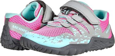 Кросівки Merrell Trail Glove 5 A/C для дітей та дорослих, сірі з рожевим та блакитним, 38 EU
