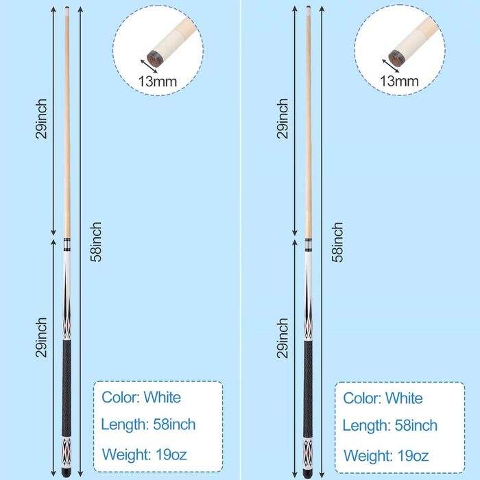 Більярдний кий Sinsilvie 58