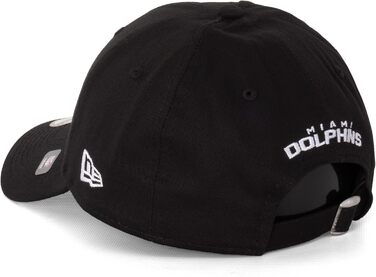 Кепка New Era 9FORTY MLB NFL Limited Edition Miami Dolphins, чорна, універсальний розмір