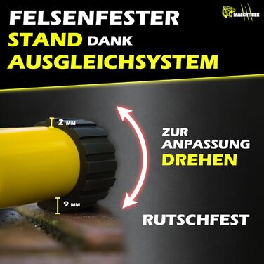 Паралелетки преміум-класу Parallettes - подовжені сталеві ручки для віджимань - стабільність завдяки системі вирівнювання - неслизькі та щадять суглоби - для калістеніки, фітнесу, в приміщенні та на вулиці